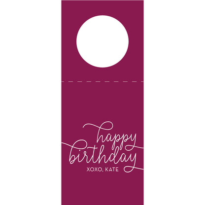 Personalized Wine Tag - WT376
