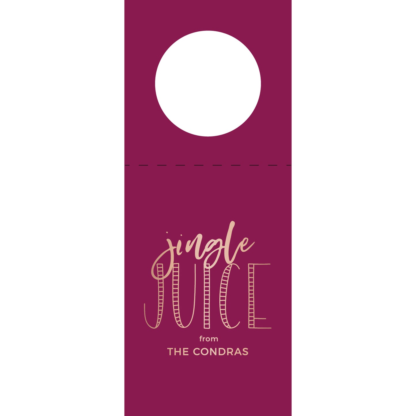 Personalized Wine Tag - WT404