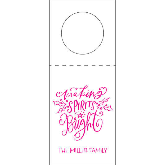 Personalized Wine Tag - WT411