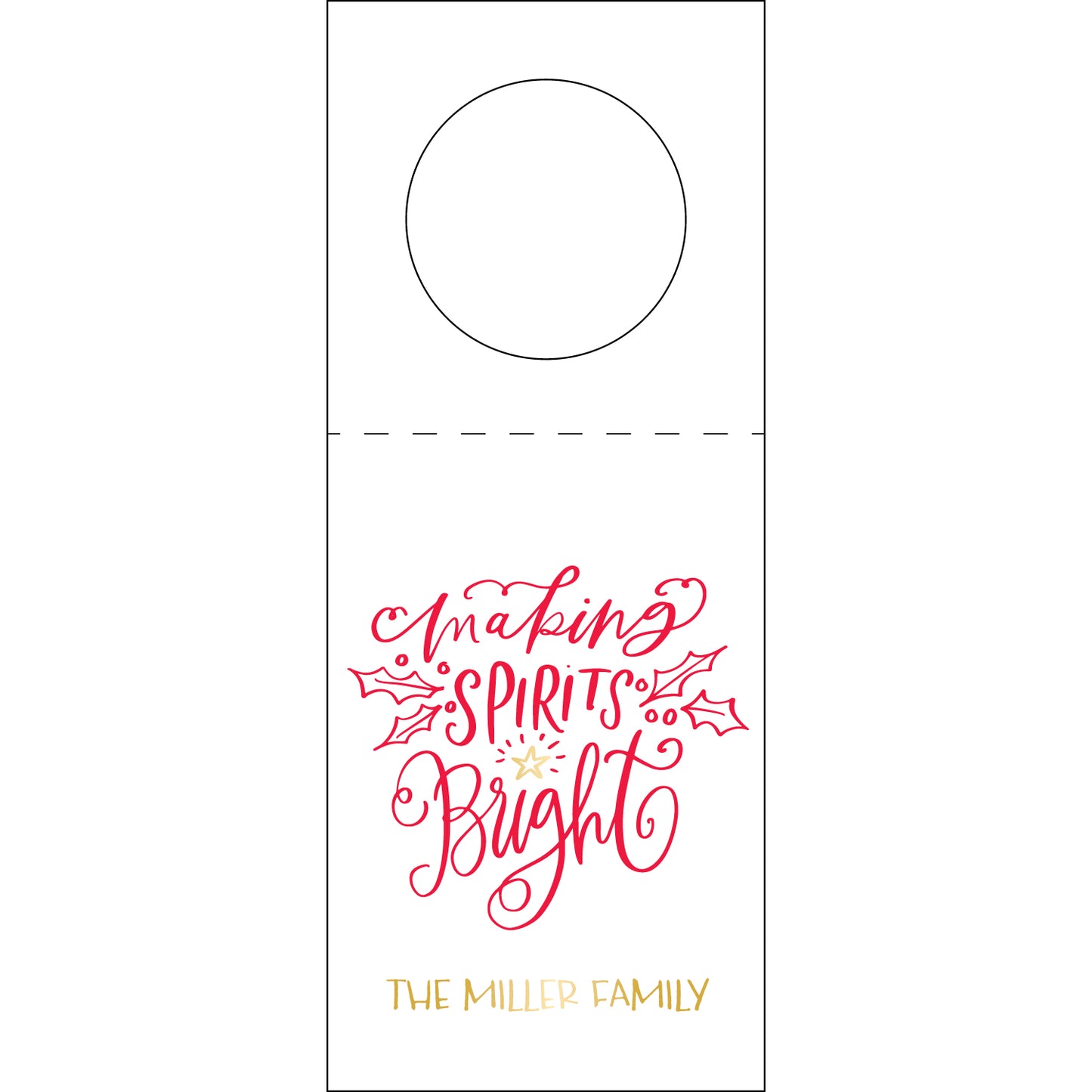 Personalized Wine Tag - WT411