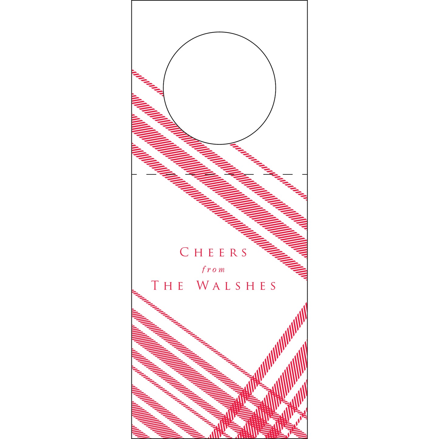 Personalized Wine Tag - WT436