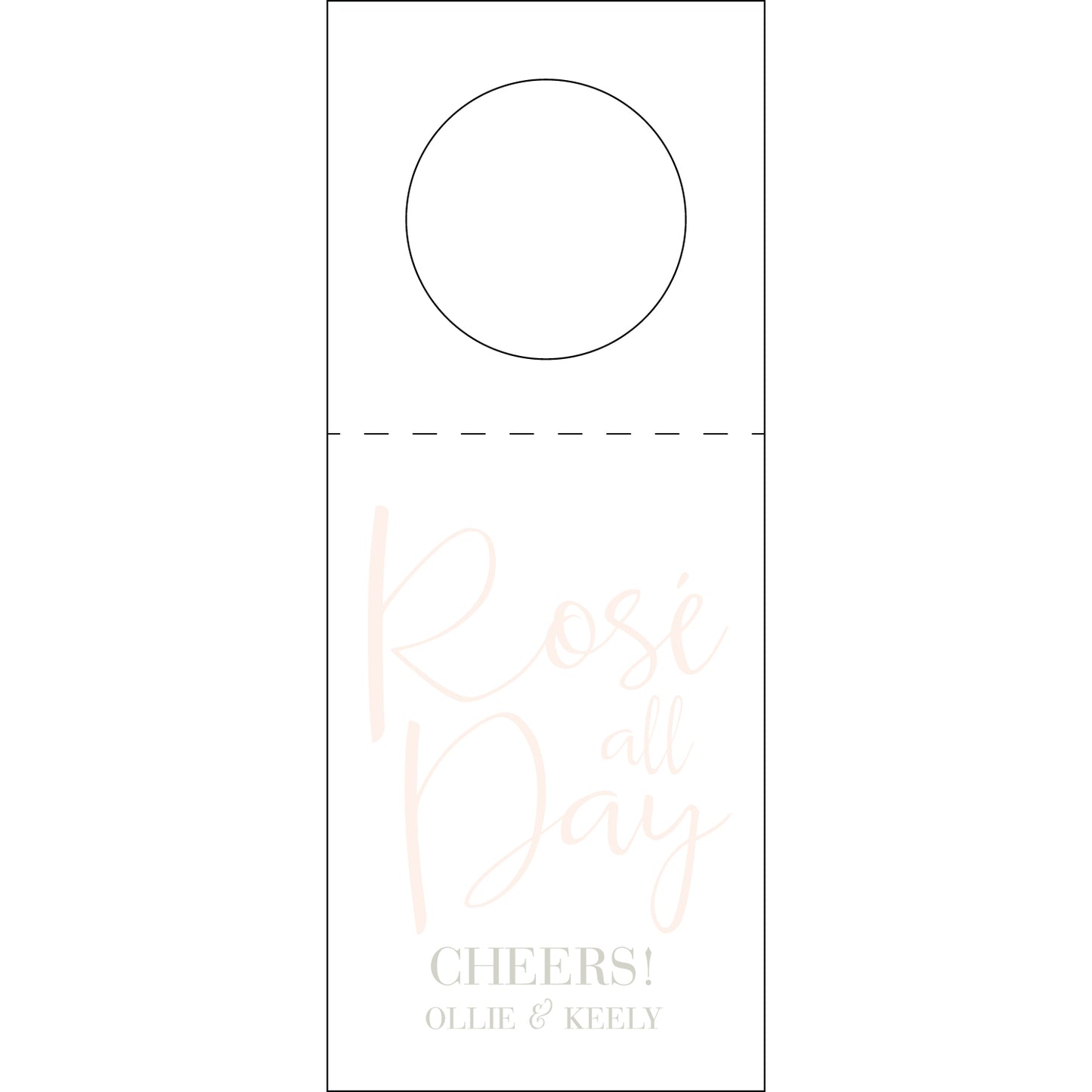 Personalized Wine Tag - WT374