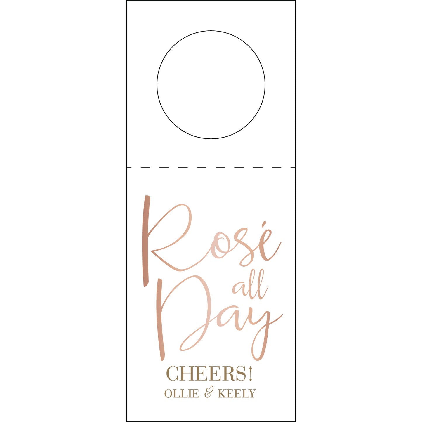 Personalized Wine Tag - WT374