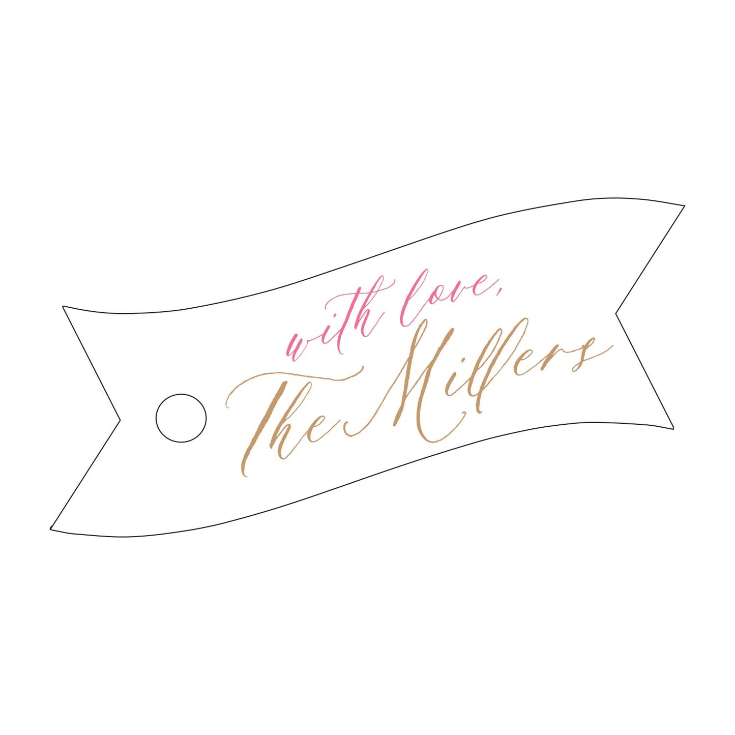 Personalized Gift Tag - T390