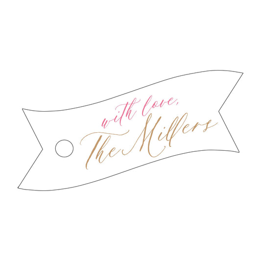 Personalized Gift Tag - T390