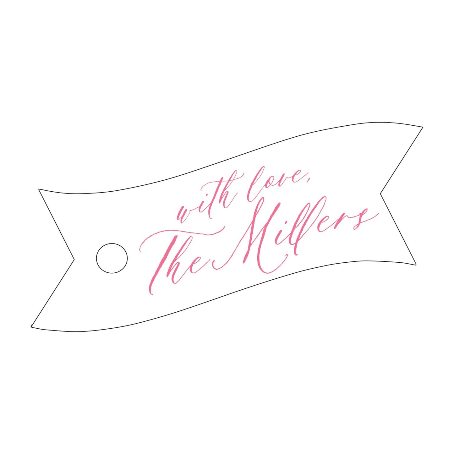 Personalized Gift Tag - T390