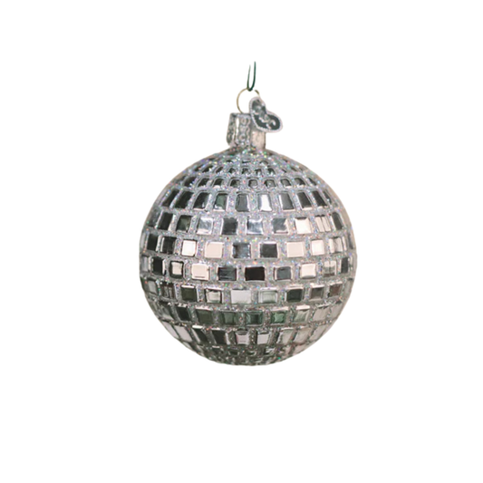 Disco Ball Glass Ornament