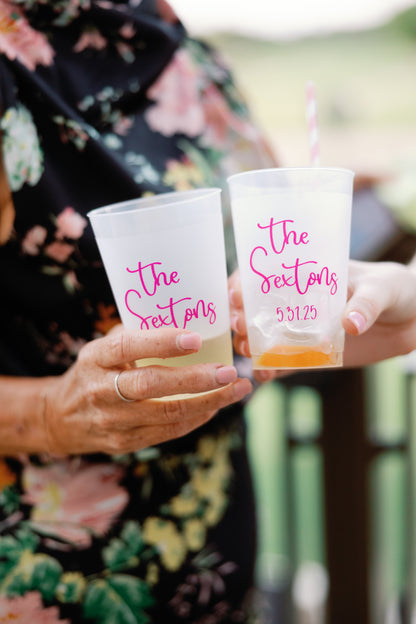 Custom Shatterproof Frosted Cups – 1 Color