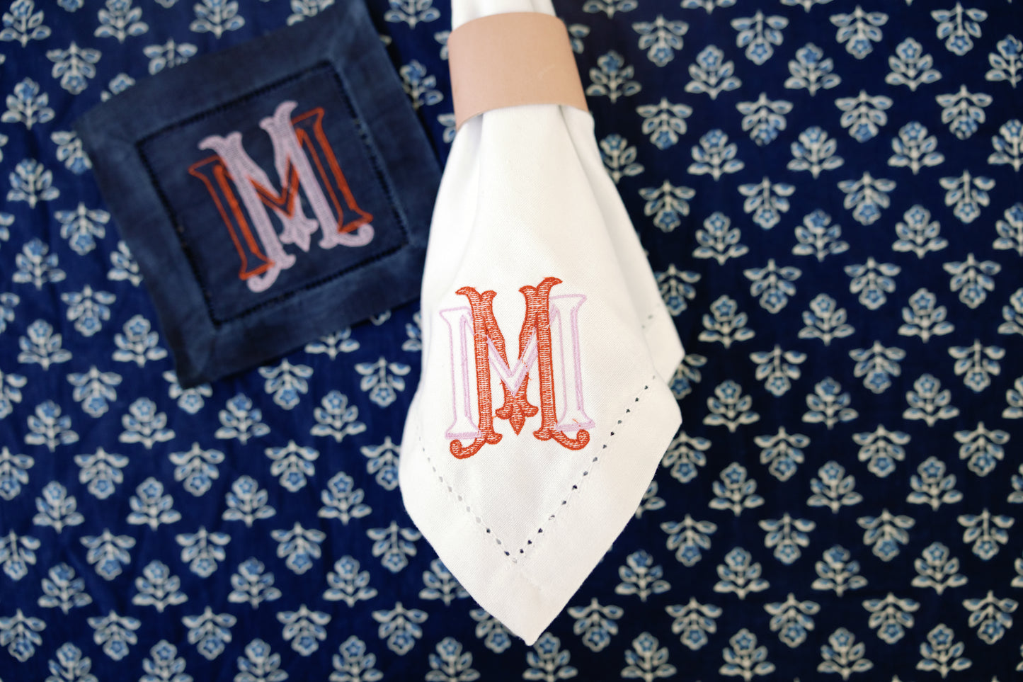 Embroidered Cocktail Napkins – Custom Cocktail Napkins for Weddings, Holidays & Special Events