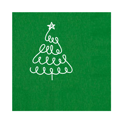 Tree Christmas Napkin