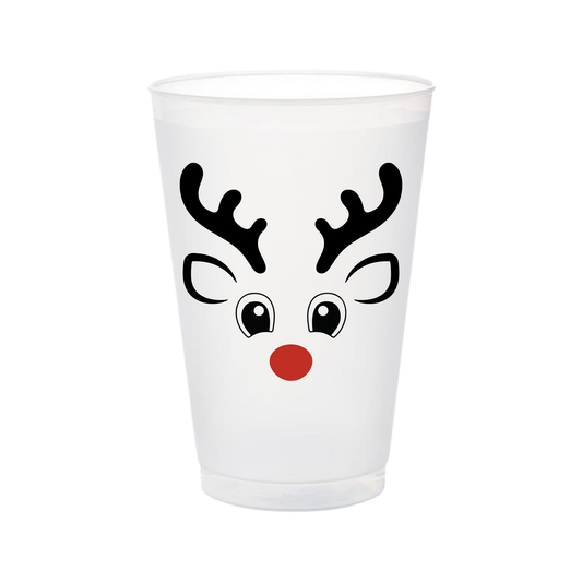 Rudpolph Holiday Frosted Cups