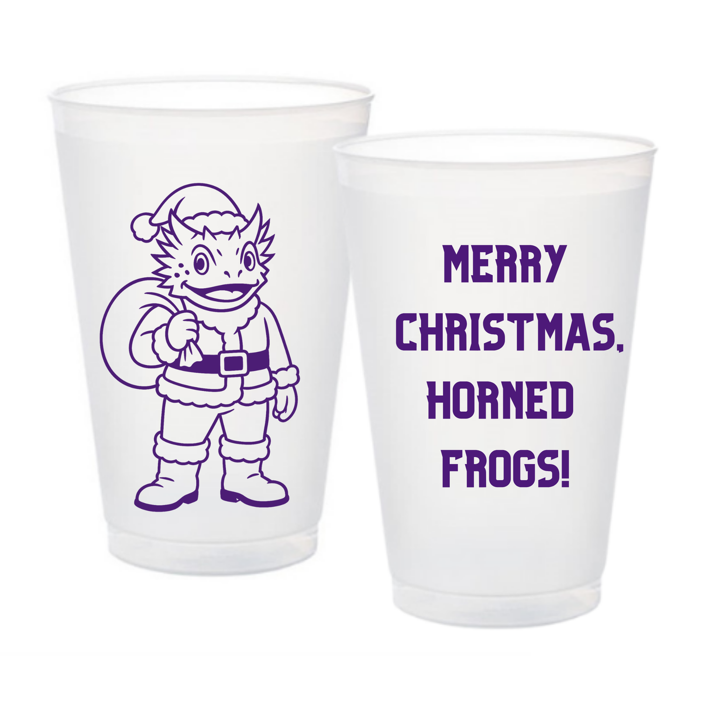 TCU Christmas Shatterproof Cup