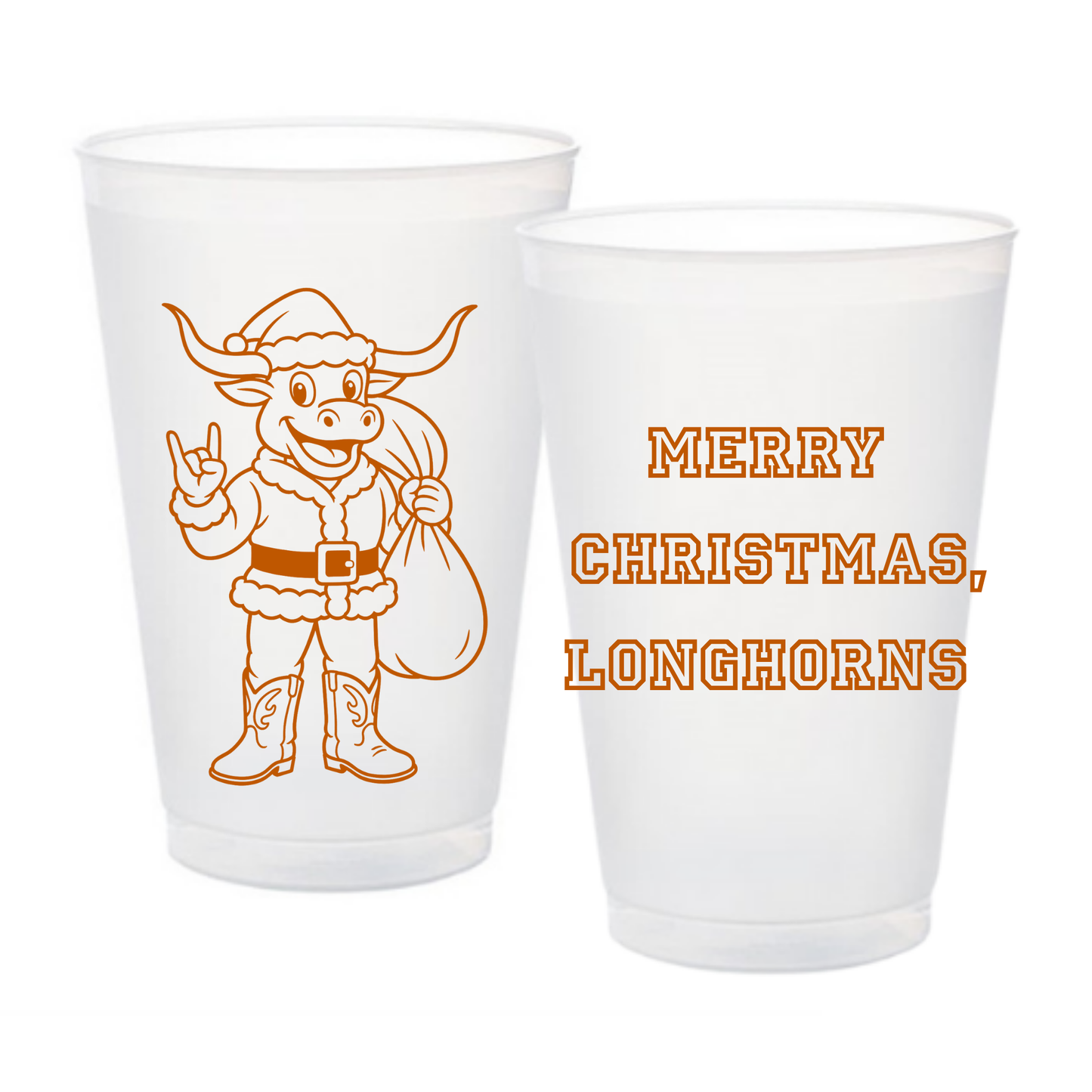University of Texas Christmas Shatterproof Cup