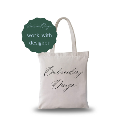 Custom Embroidered Cotton Tote