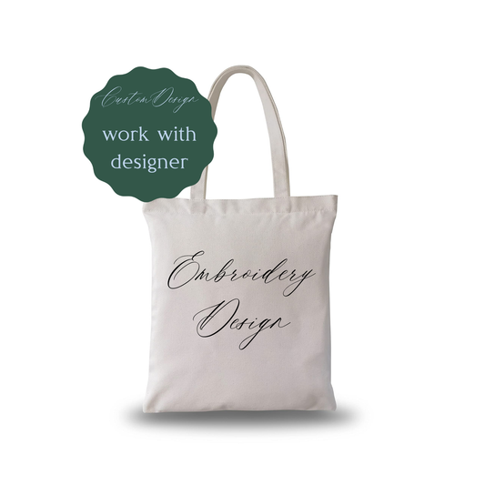 Custom Embroidered Cotton Tote
