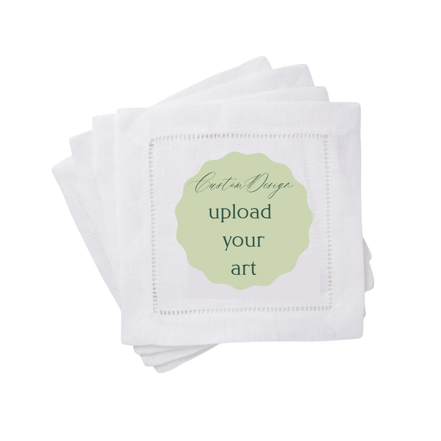 Embroidered Cocktail Napkins