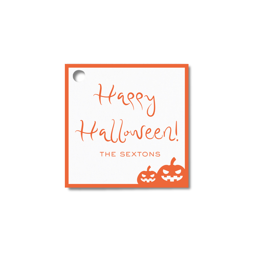 Semi-Custom Gift Tags – Full Color Halloween