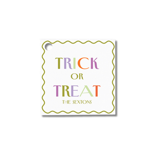 Semi-Custom Gift Tags – Full Color Halloween