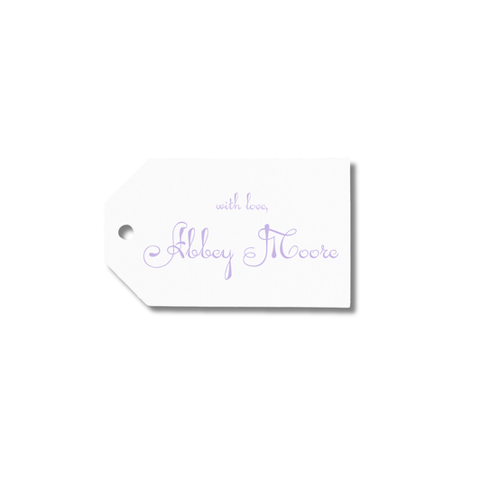Semi-Custom Gift Tags – Full Color