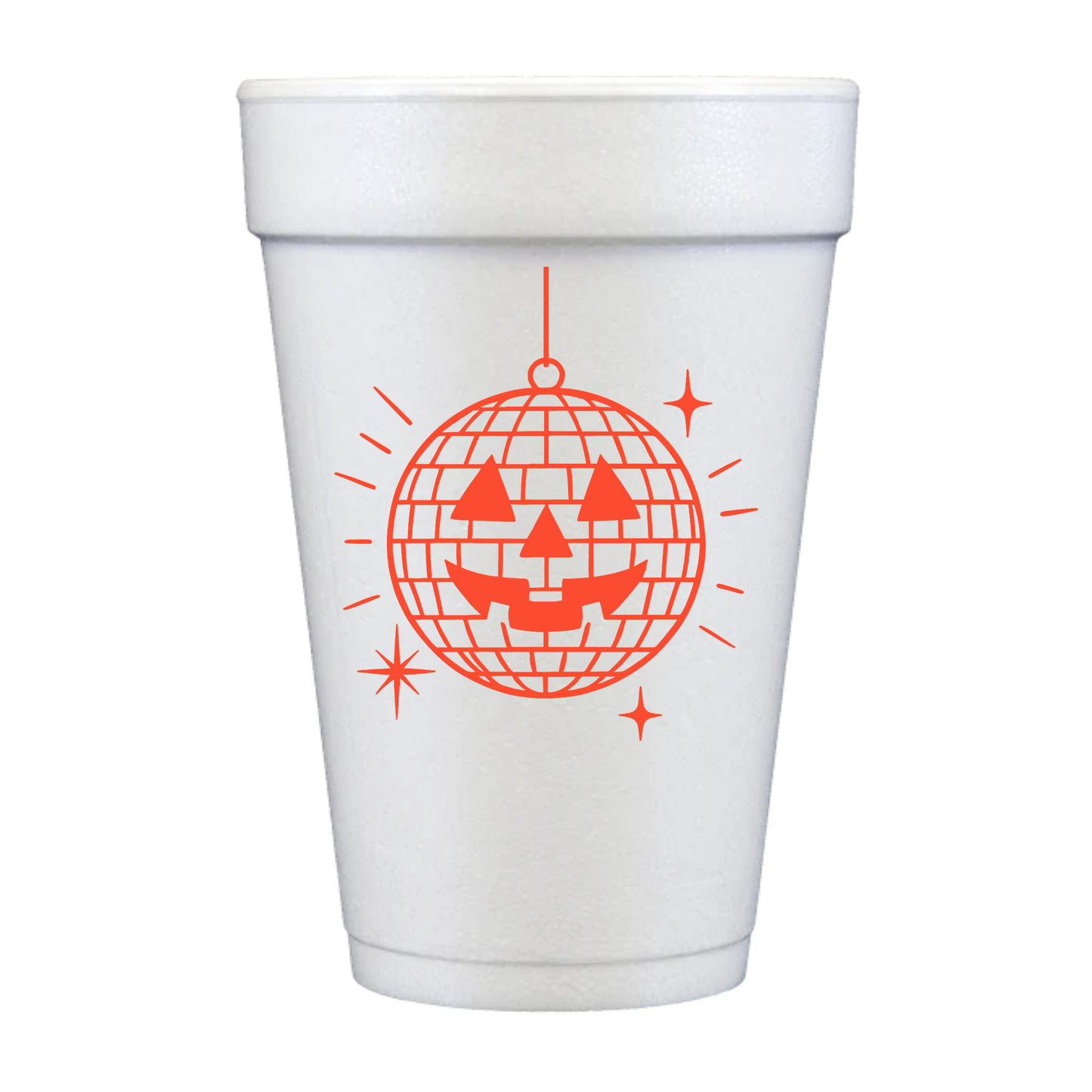 Disco Halloween Styrofoam Cups
