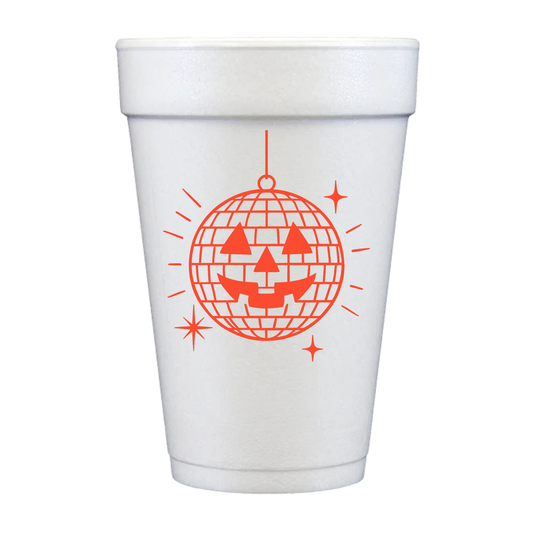 Disco Halloween Styrofoam Cups