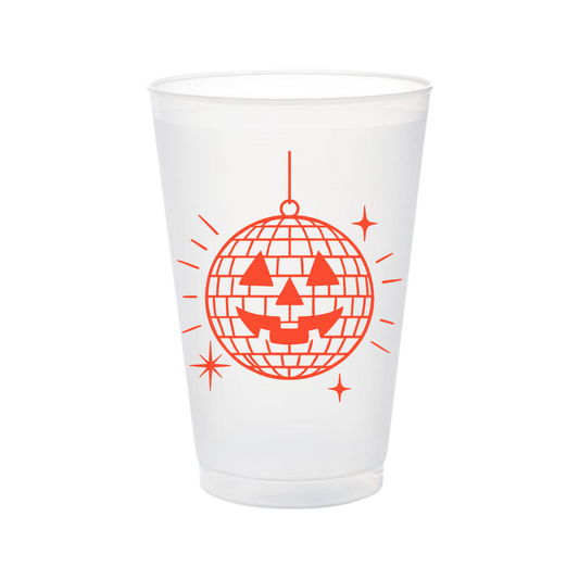 Disco Halloween Shatterproof Frosted Cup