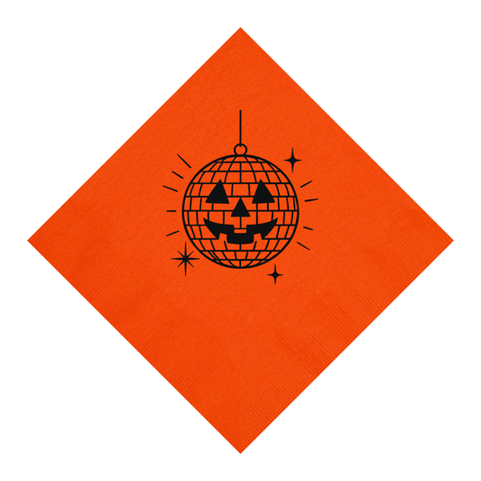 Disco Halloween Beverage Napkins
