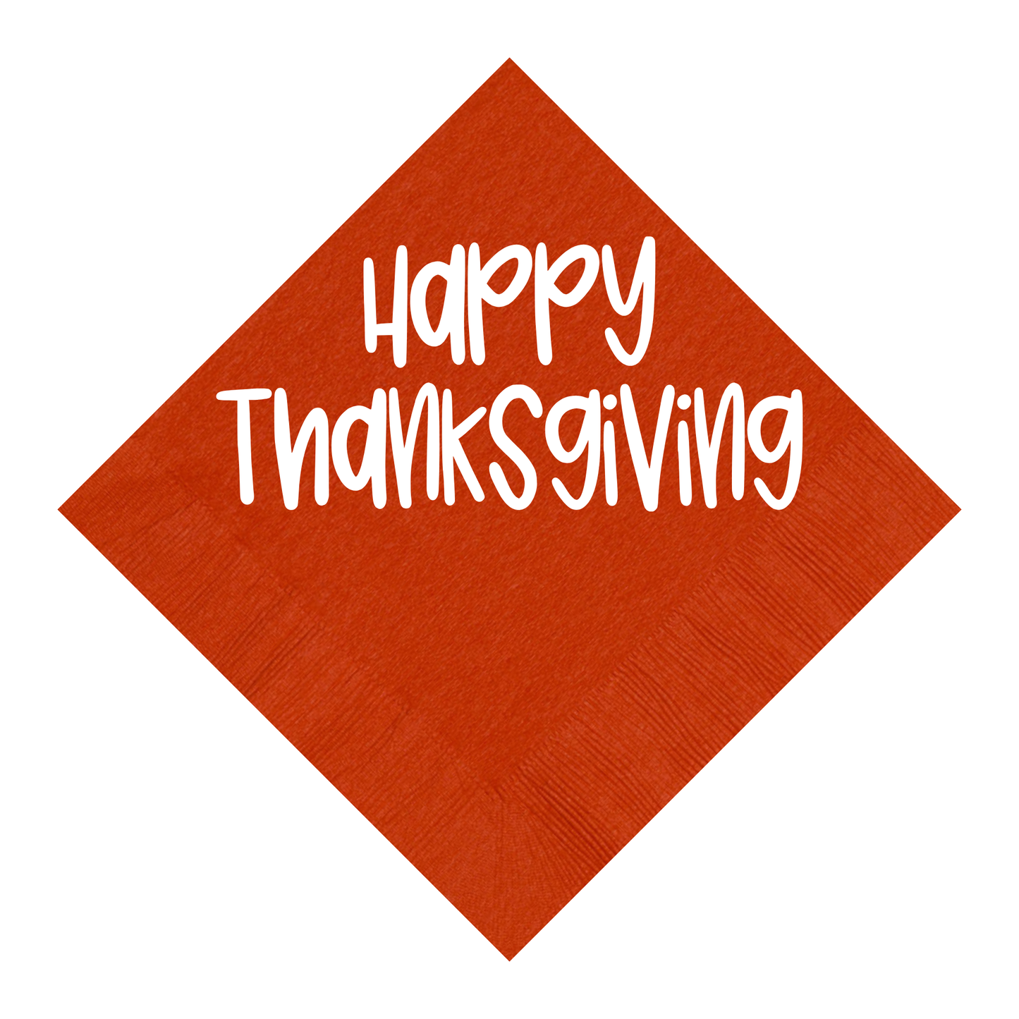 Custom Thanksgiving Beverage Napkins