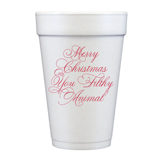 Home Alone Holiday Styrofoam Cups