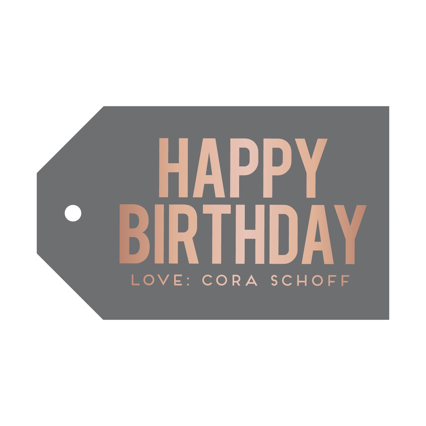 Personalized Gift Tag - T100