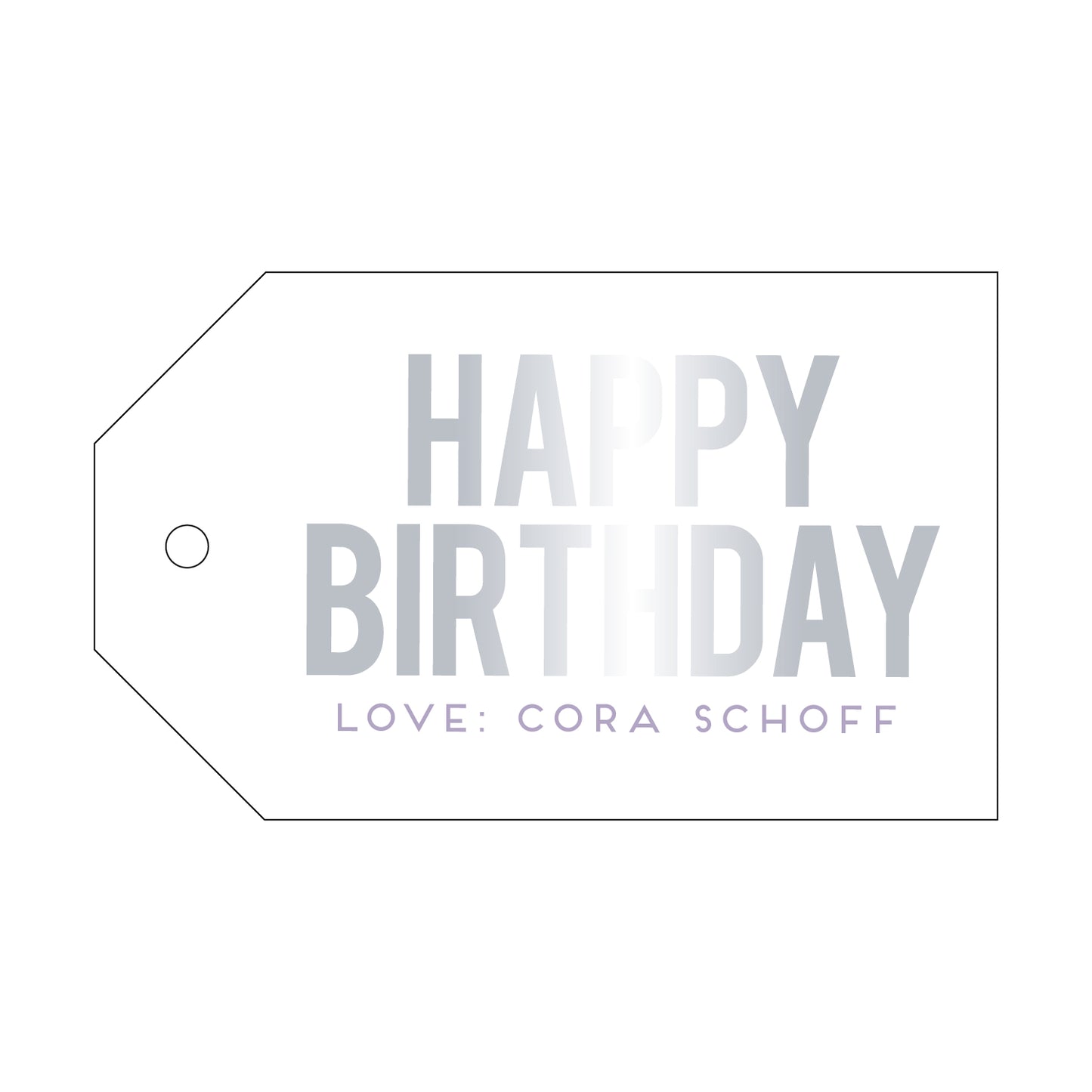 Personalized Gift Tag - T100