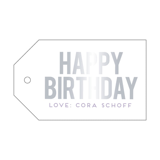 Personalized Gift Tag - T100