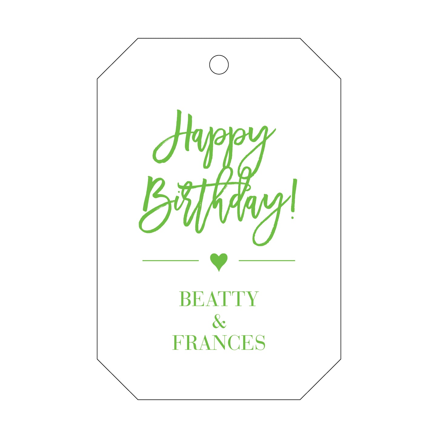 Personalized Gift Tag - T101