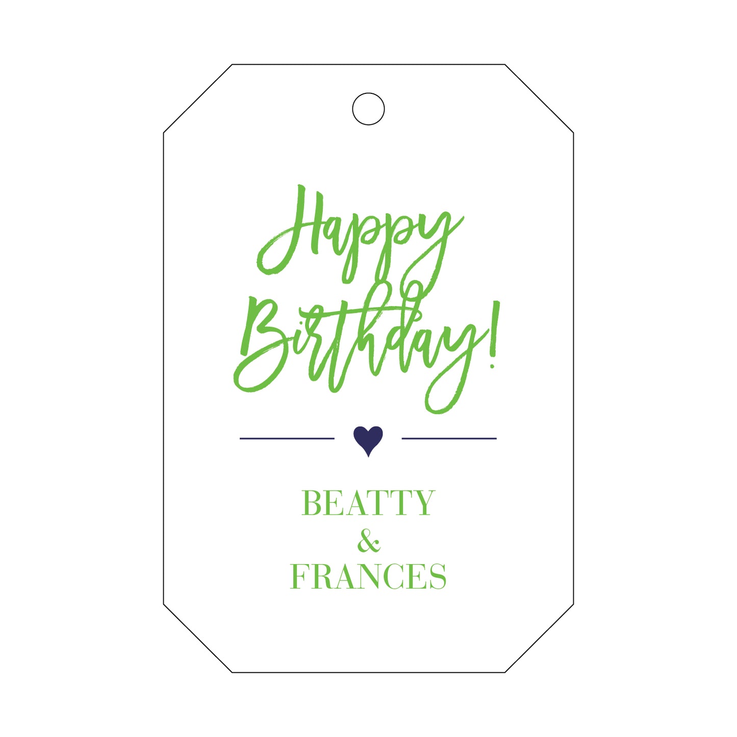 Personalized Gift Tag - T101