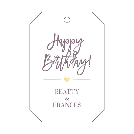 Personalized Gift Tag - T101