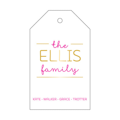 Personalized Gift Tag - T102