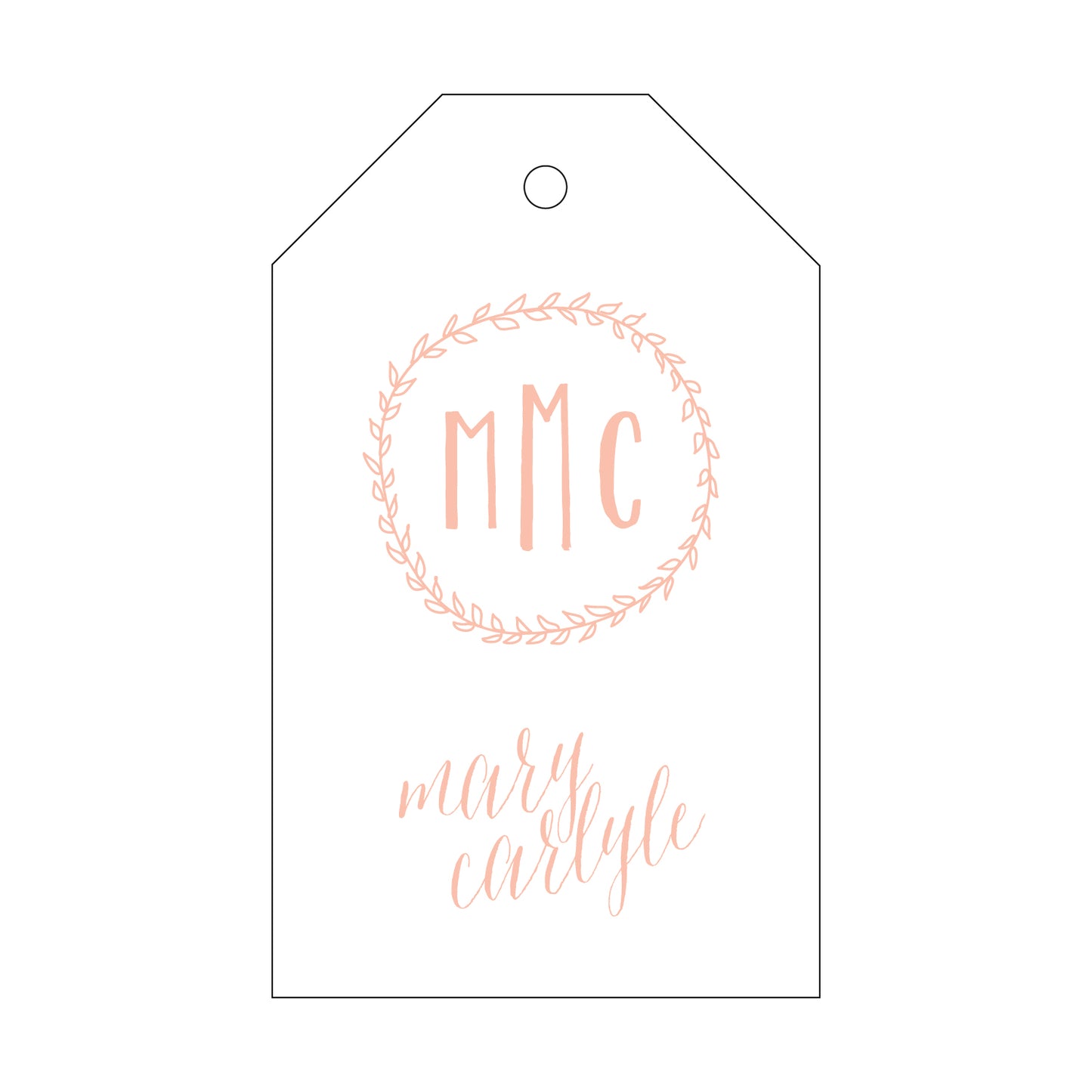 Personalized Gift Tag - T105