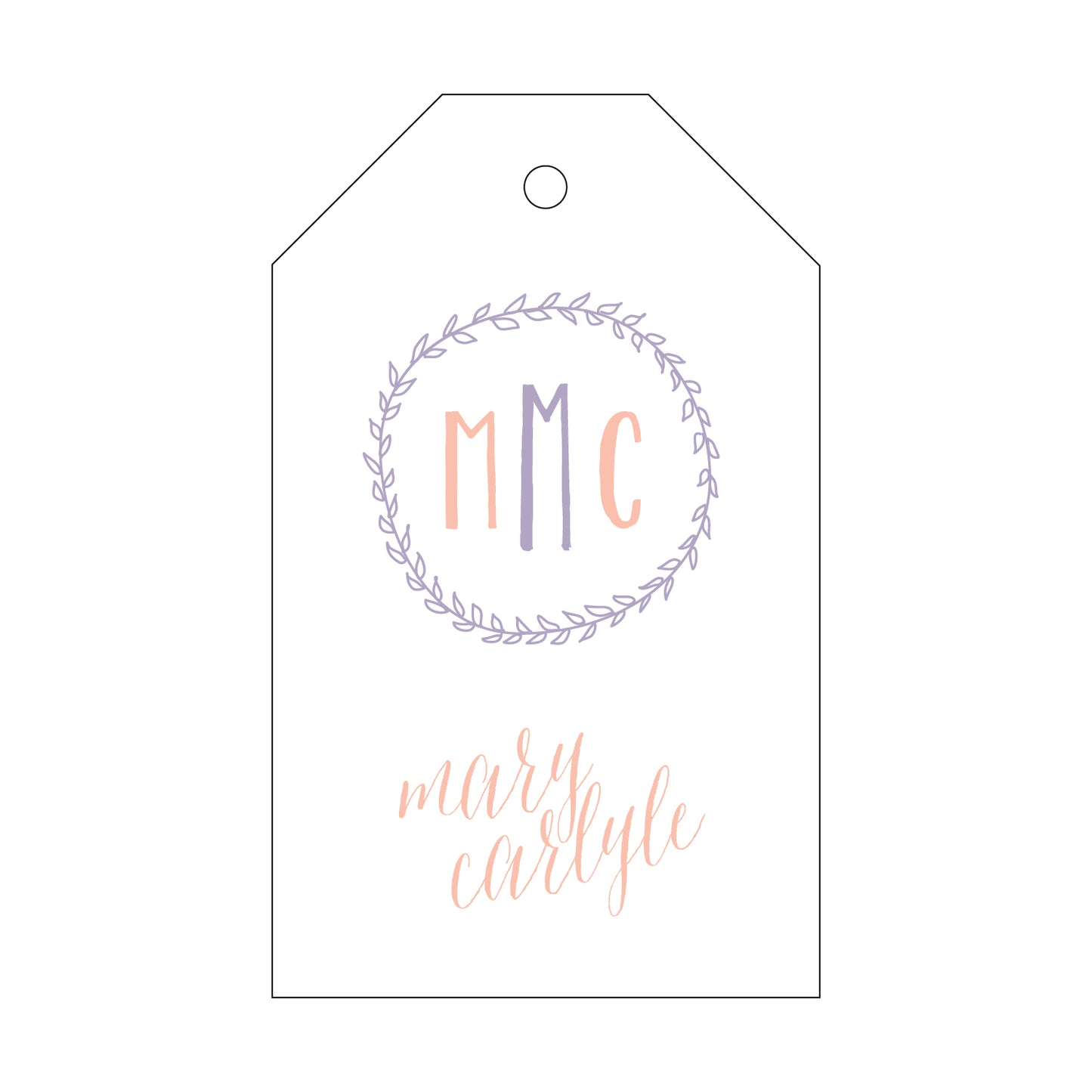 Personalized Gift Tag - T105