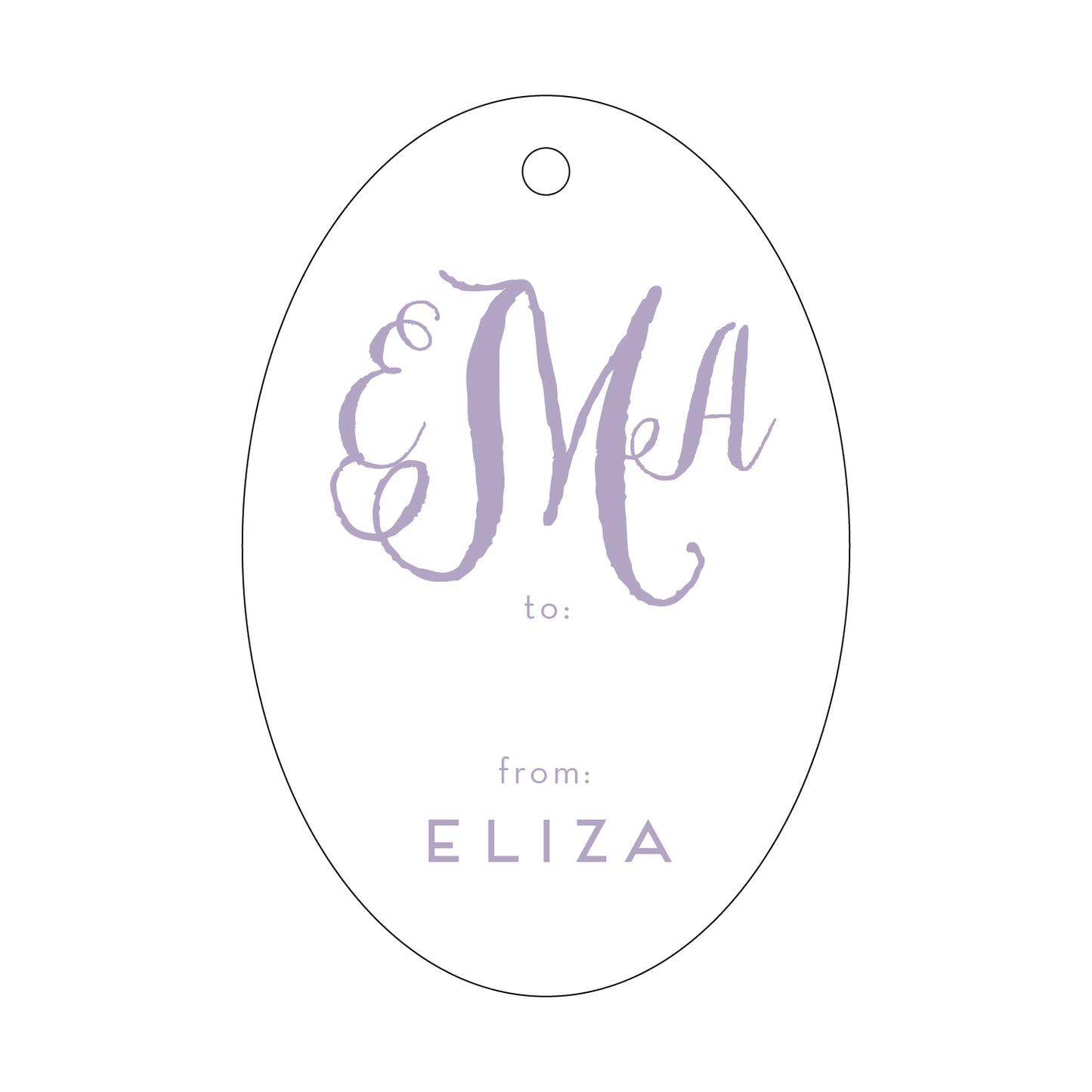 Personalized Gift Tag - T11