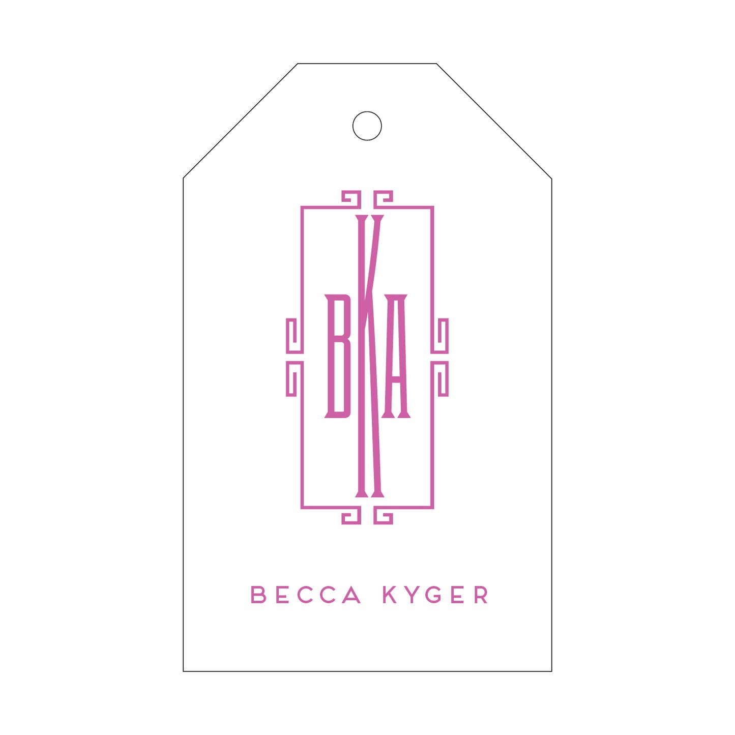 Personalized Gift Tag - T110