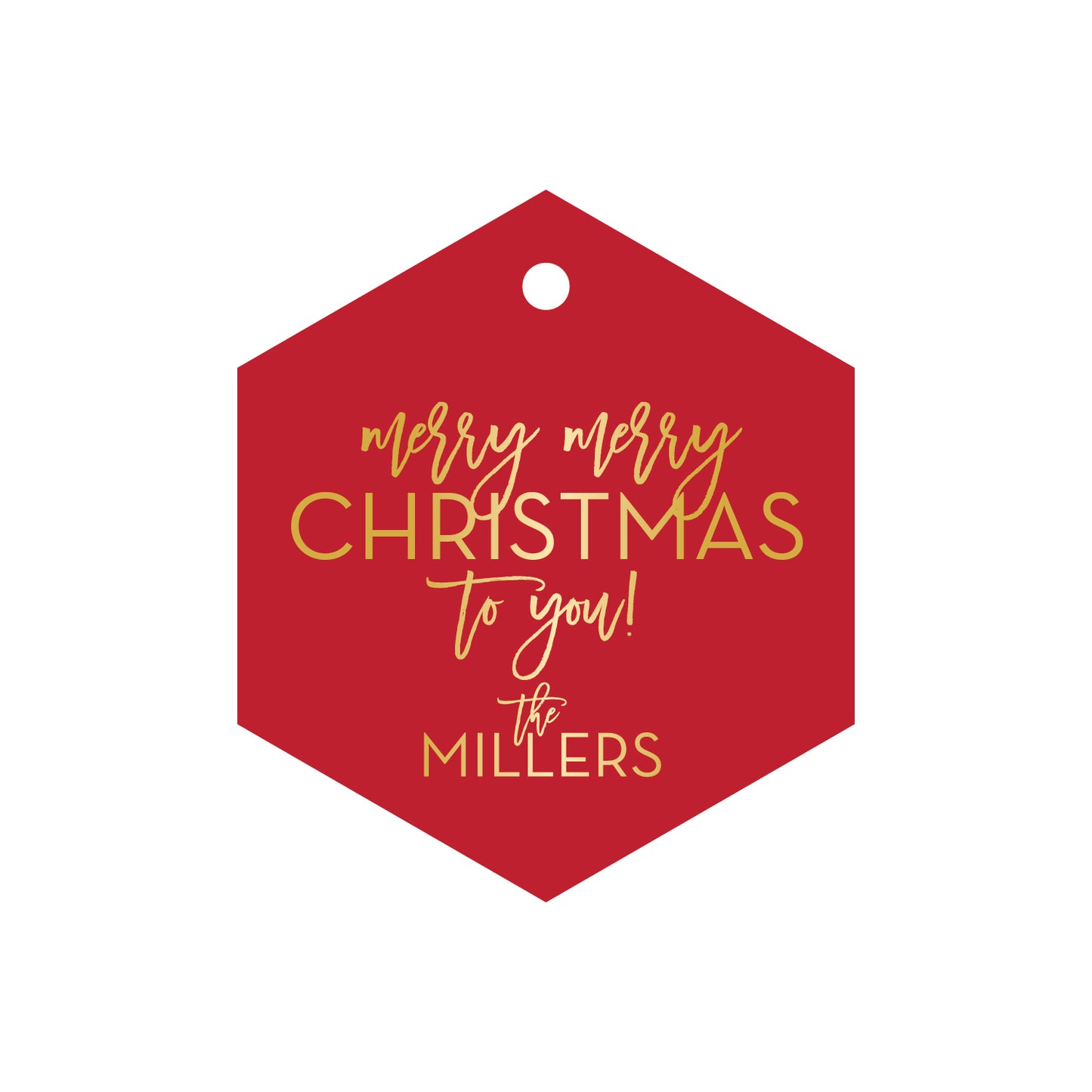 Personalized Gift Tag - T114