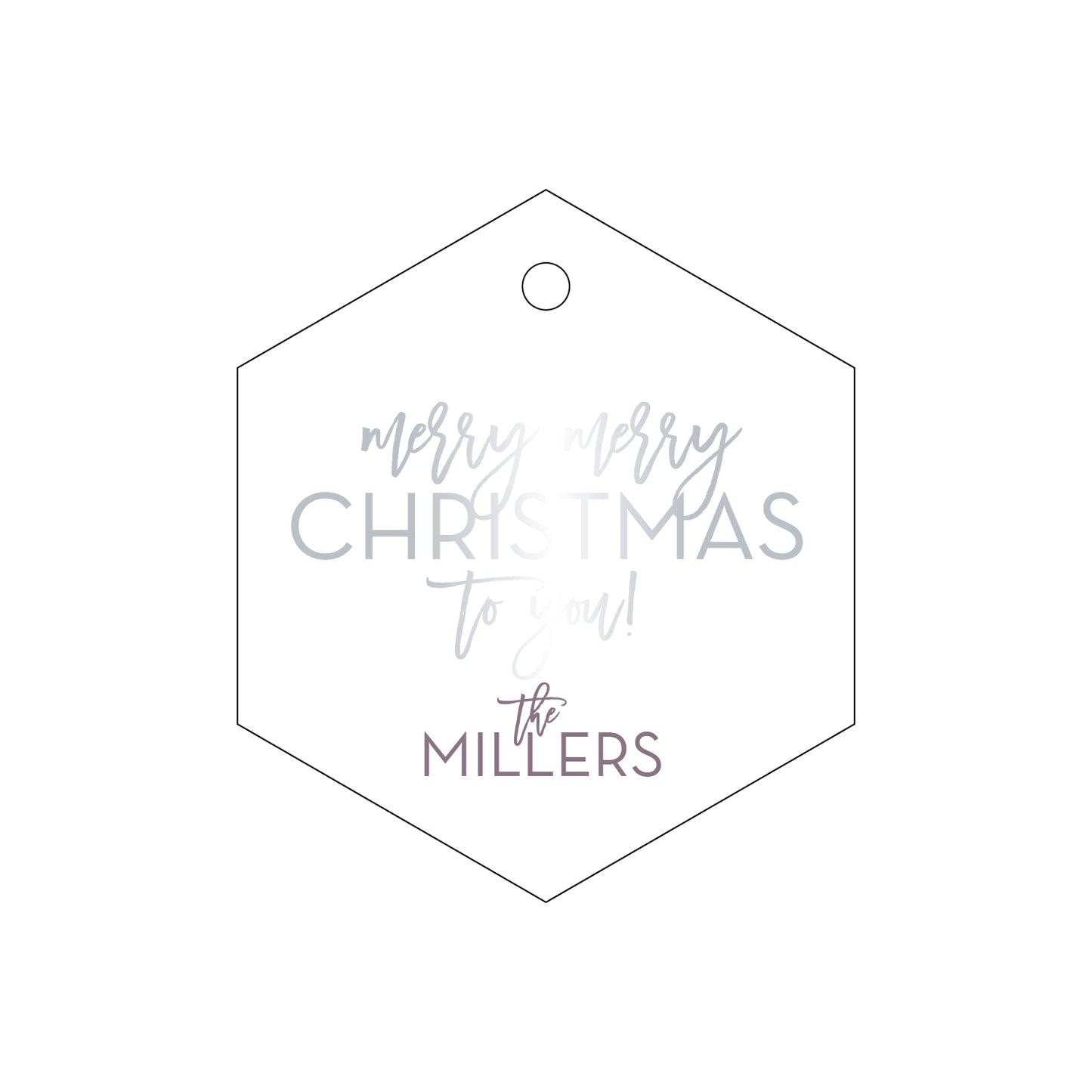 Personalized Gift Tag - T114