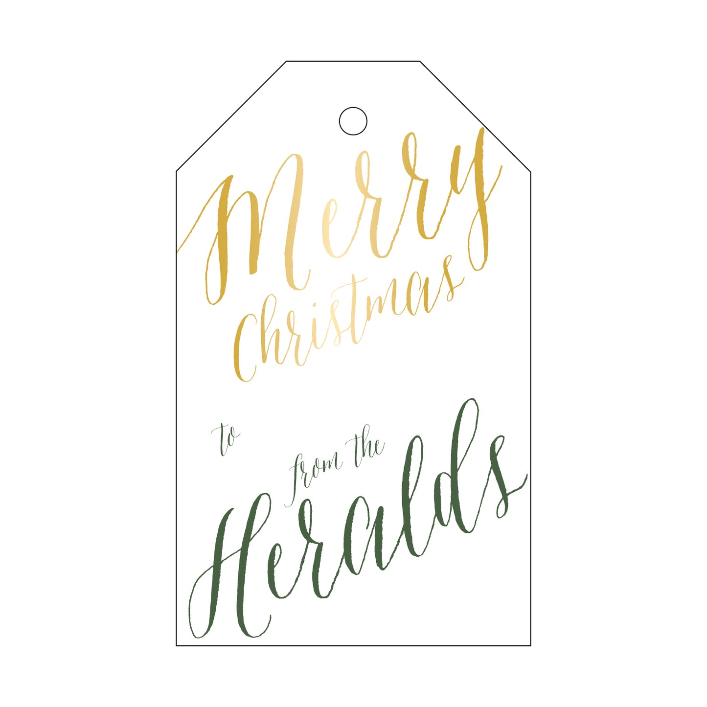 Personalized Gift Tag - T115