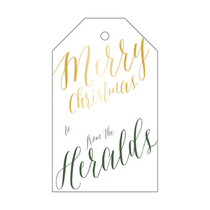 Personalized Gift Tag - T115