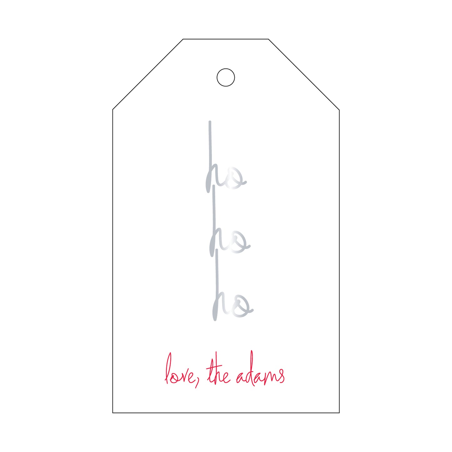 Personalized Gift Tag - T116