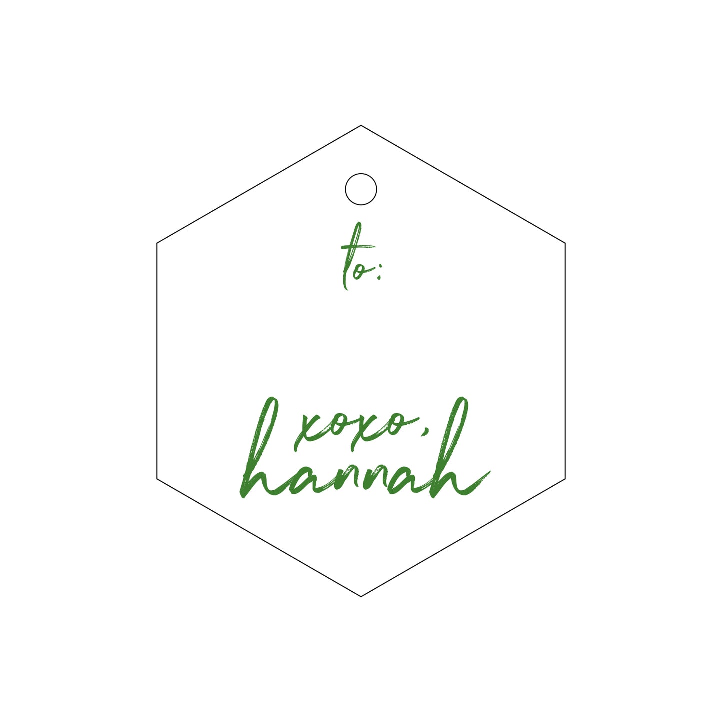 Personalized Gift Tag - T119