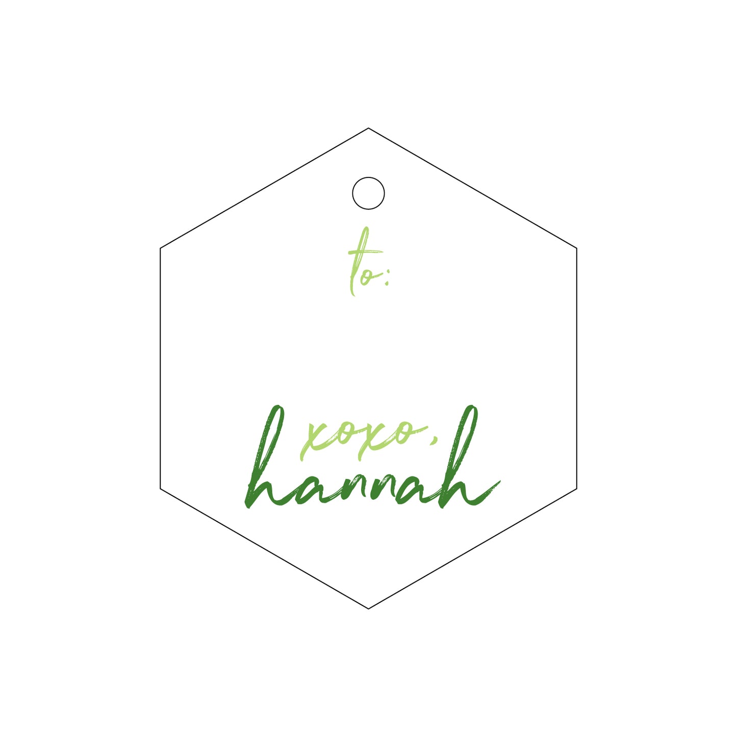 Personalized Gift Tag - T119