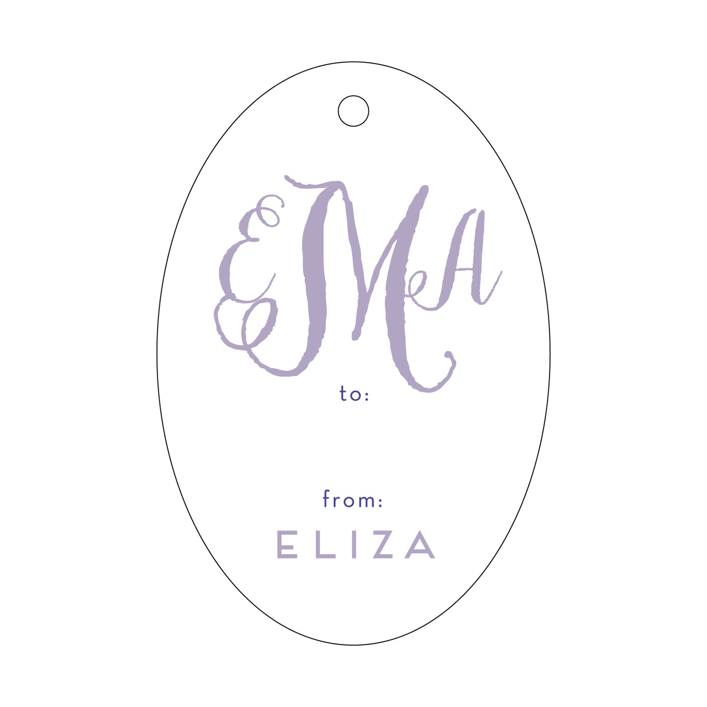 Personalized Gift Tag - T11
