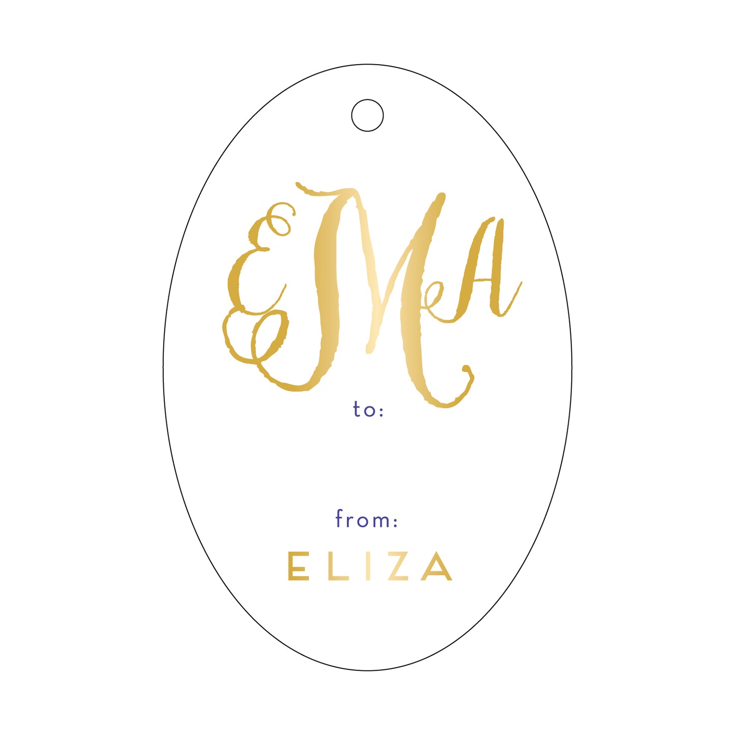 Personalized Gift Tag - T11