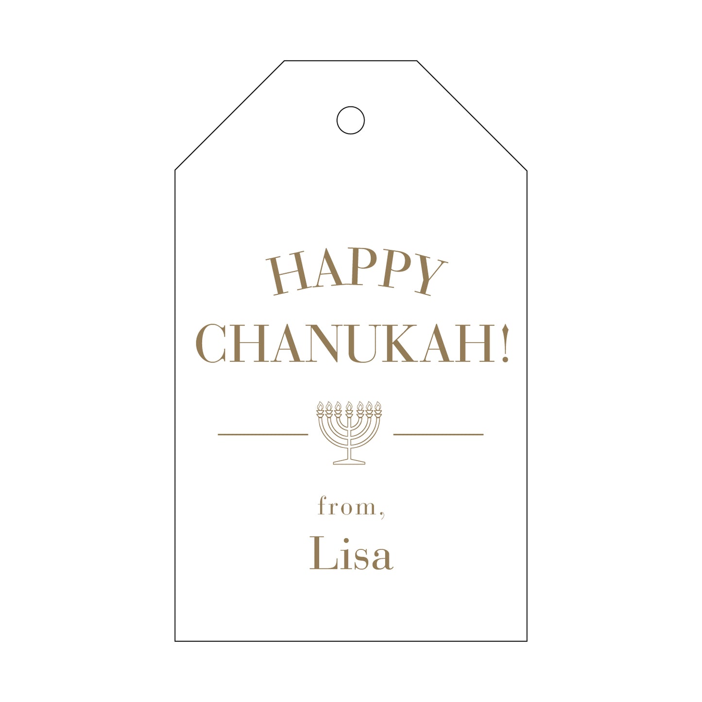 Personalized Gift Tag - T120